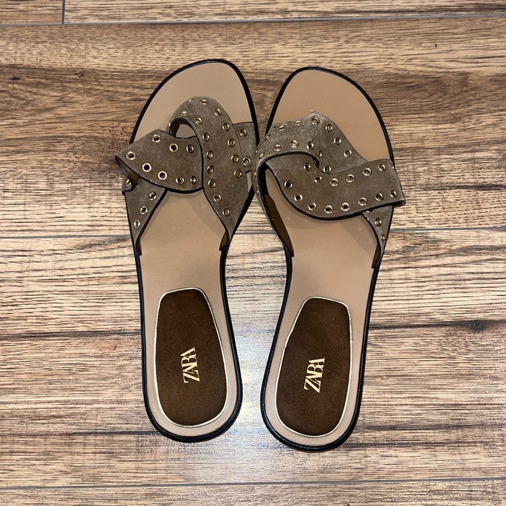 Zara suede sandals